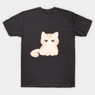 Cute little chonky angry cat T-Shirt